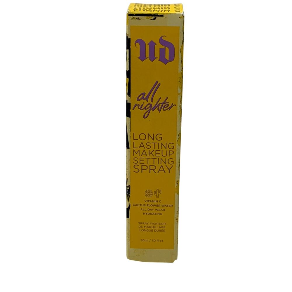 Urban Decay All Nighter Vitamin C Hydrating Makeup Setting Spray Travel Size 1Oz